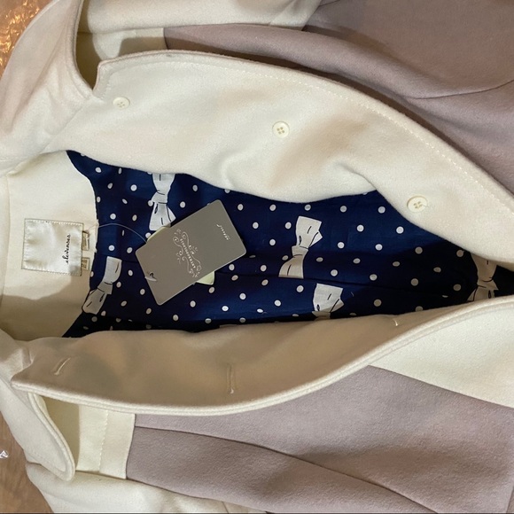 NWT Elevenses White Wool Coat Anthropologie 6 - Picture 8 of 8